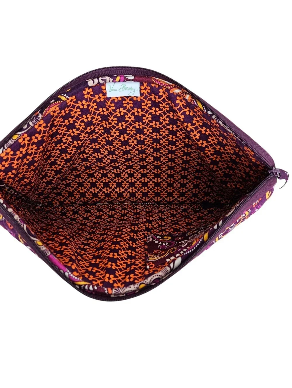 Vera Bradley Floral Safari Sunset Laptop Computer Carrier Case Sleeve Quilted